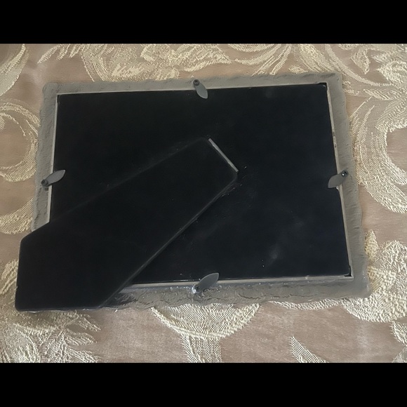 Folk Art Country Scene In Metal Frame - Picture 2 of 5